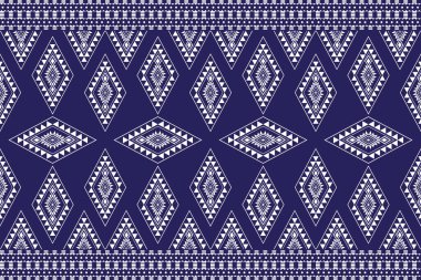 Güzel bir Afrika kabilesi nakışı. Geometrik etnik desen geleneksel arka plan. Soyut, vektör, illüstrasyon. Doku, kumaş, giysi, ambalaj, halı, baskı için tasarım..