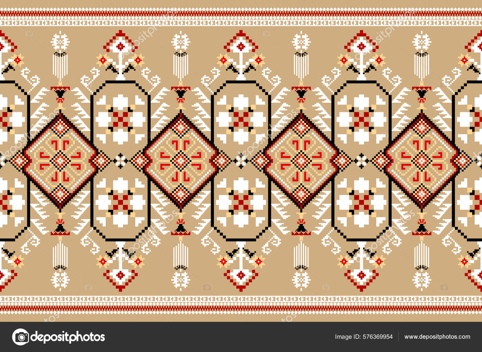 Beautiful geometric ethnic art pattern traditional. Design for