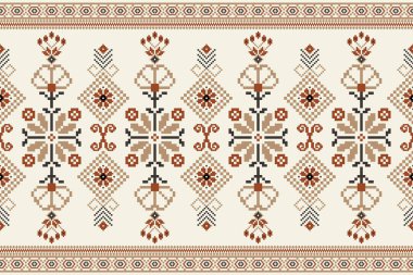 Güzel yaka nakışı. Geometrik etnik oryantal desen geleneksel olarak siyah zemin üzerinde. Soyut, vektör, illüstrasyon. Doku, kumaş, moda kadınları için tasarım, giysi, baskı,.
