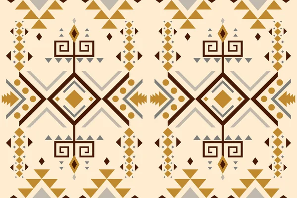 幾何学的な民族東洋のパターンの伝統的な背景 アステックスタイル 抽象的 ベクトルイラスト テクスチャ ファブリック ラッピング カーペットのためのデザイン — ストックベクタ