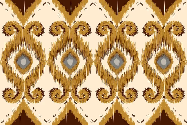 Африканський Ікат Безшовний Візерунок Верфі Background Aztec Style Abstract Background — стоковий вектор