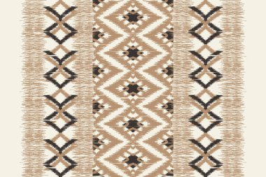 African Ikat paisley embroidery.geometric ethnic oriental seamless pattern traditional.Aztec style abstract vector illustration.design for texture,fabric,clothing,wrapping,decorating,carpet.boho style