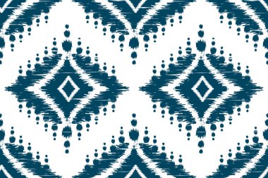 Beyaz arka plan üzerinde geleneksel Afrika kabilesinin kusursuz deseni. Özet, soyut, vektör illüstrasyonu. Doku, kumaş, giysi, ambalaj, halı, baskı için tasarım..