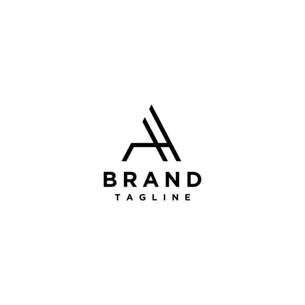Iniciais Minimalistas Design Logotipo Ltter Formam Triângulo Triângulos Podem Representar — Vetor de Stock