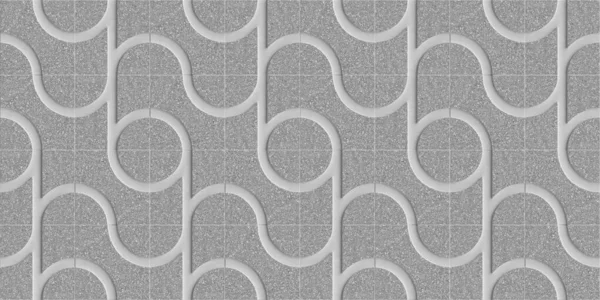 Seamless Black White Gray Concrete Wall Tile Texture Geometric Square — Stockfoto