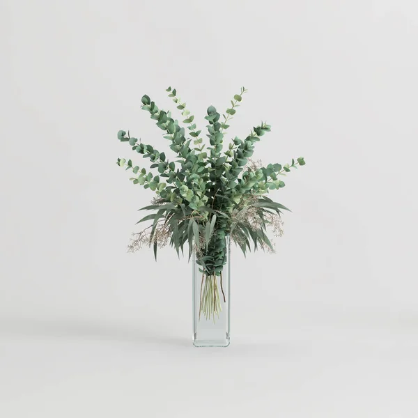 Illustration Decorative Vase Isolated White Background — Zdjęcie stockowe