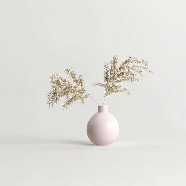 Illustration Decorative Vase Isolated White Background — 스톡 사진