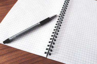 Defter, tükenmez kalem. Üst Manzara. Fikirler ve ilişkiler için. Kalemle Bir Not Defteri Aç