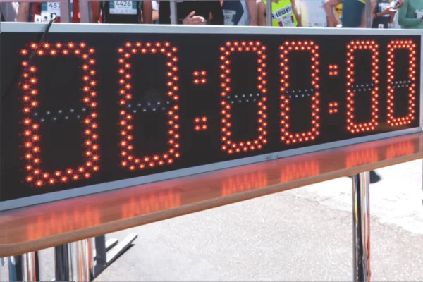 Sport Elektronisch Bord Start Aftellen Elektronisch Stophorloge Digitaal Scorebord Het — Stockfoto