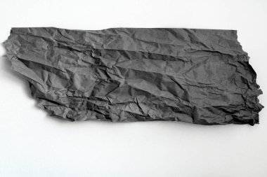 Işık üzerine kağıt, beyaz arkaplan. Buruşmuş Kağıt Duvar Kağıdı. Buruşmuş kağıt dokusu. Boşluğu kopyala