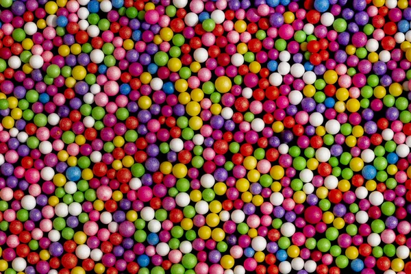 Bakgrund Färgade Bollar Konsistensen Massa Olika Färgbollar Många Sfärer Olika — Stockfoto