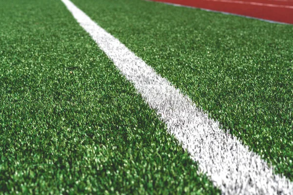 Futbol Sahası Işaretleri Futbol Futbol Sahası Futbol Stadyumundaki Çizgiler Spor — Stok fotoğraf