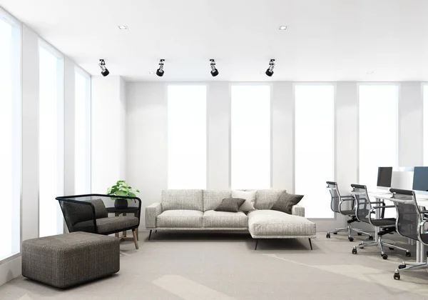 Working Area Modern Office Carpet Floor Living Area Take Break — Stock Photo, Image