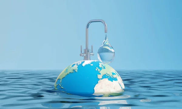 Всемирный День Сбережения Воды Кампания Качество Воды Концепция Охраны Окружающей — стоковое фото