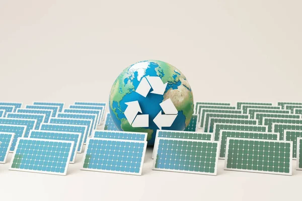 Concepto Energía Limpia Día Mundial Del Medio Ambiente Día Internacional — Foto de Stock