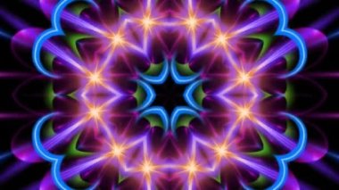 Yaratıcı tasarım, modern sanat, hipster dokusu için soyut renkli kaleydoskop arka planı