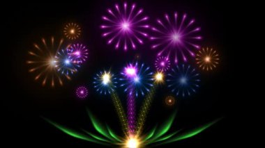 ışık efektli arkaplan ve modern tasarım illüstrasyonu.