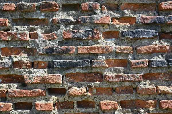 Rustic Stone Material Closeup Old Irregular Stone Brick Wall Turkey — Stock Photo, Image