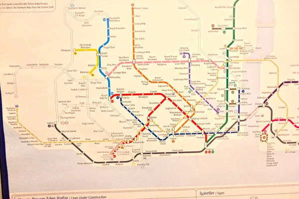 Metro Istanbul. Network Maps. Istanbul Rail Systems Map. raylisistem