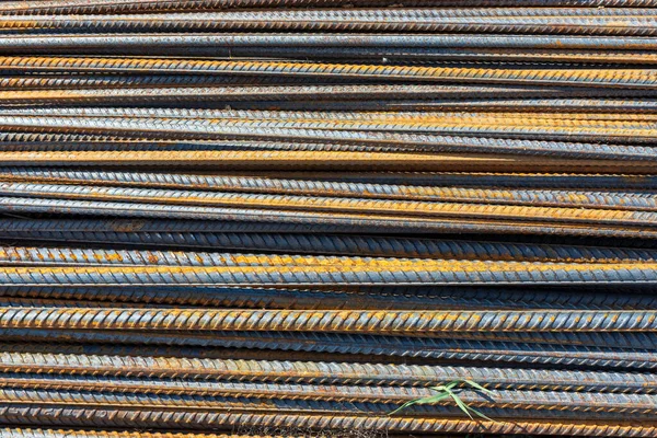 Steel Bars Construction Industrial Background — Stock Photo, Image