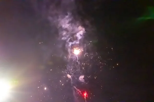 New Year Eve Celebration Fireworks Display — Stock Fotó