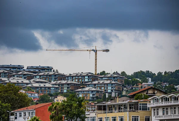 ISTANBUL, TURKEY - July 24, 2022: 2022 world economic crisis, crisis in the housing sector. Great rise in rental and sale building prices.