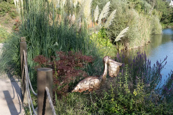 Reeds and rushes; bullrushes against a blue sky. Pampas grass clear in light pastel colors. Dry reeds boho style. Set with beautiful decorative dry flowers on sky blue background, banner design.Rush bed, reed-bed.