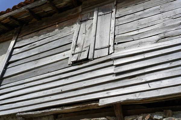 Altes Holzhaus Dorf — Stockfoto