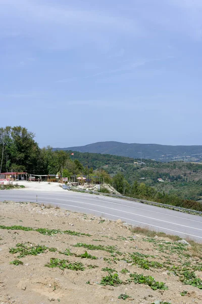 Route Dans Ville Mer Méditerranée Nord Israël — Photo