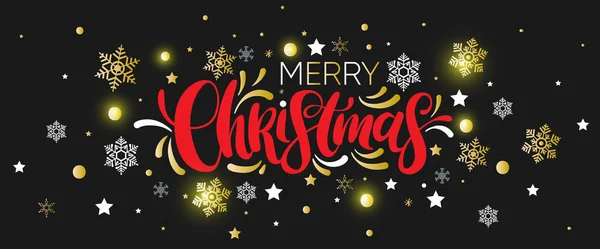 Boldog Karácsonyt Színes Kézzel Rajzolt Betűk Fagyöngy Elszigetelt Fehér Vektor — Stock Vector