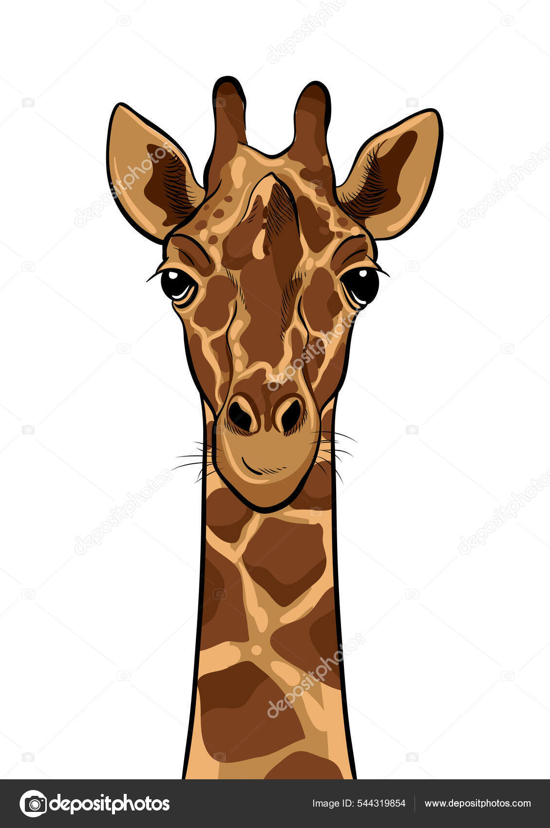 Download Giraffe, Head, Young. Royalty-Free Vector Graphic - Pixabay