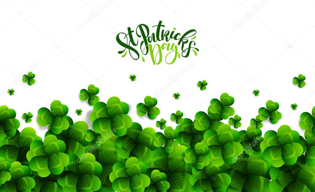 St. Patrick s day banner design, vector EPS 10