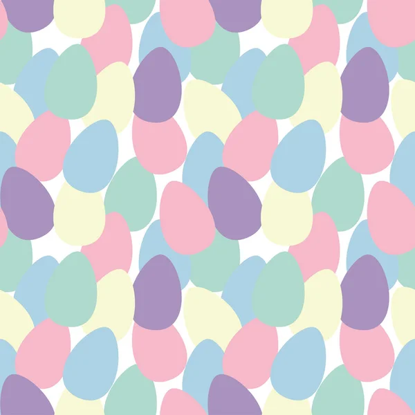 Seamless Easter Background Pattern Easter Eggs Vector Eps8 — Stock Vector