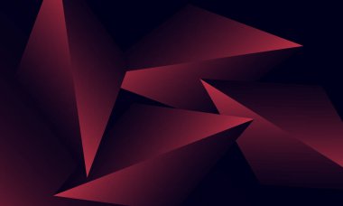 Soyut koyu mor çokgen üçgenler arka planda şekil deseni. Poster, broşür, sunum, web sitesi vesaire için özel duvar kağıdı tasarımı.