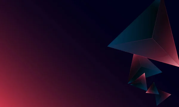 Modèle Abstrait Forme Triangles Polygone Violet Foncé Sur Fond Illustration — Image vectorielle