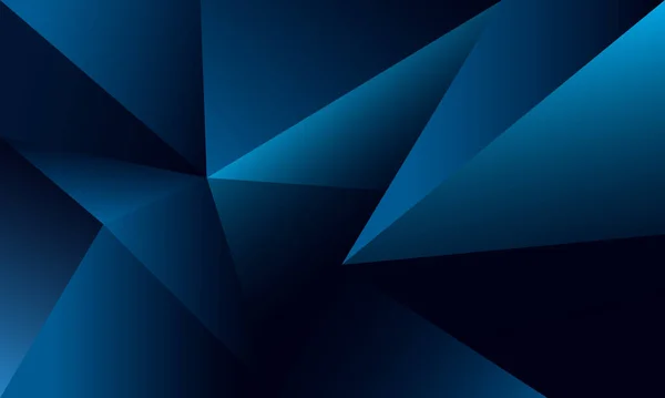 Αφηρημένο Μπλε Πολύγωνο Τρίγωνα Σχήμα Μοτίβο Φόντο Εφέ Φωτισμού Πολυτελές — Διανυσματικό Αρχείο