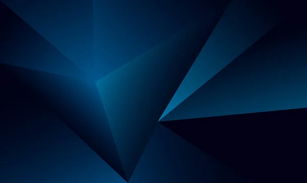 Абстрактно Синие Многоугольные Треугольники Формируют Узорчатый Фон Световым Эффектом Концепция — стоковый вектор