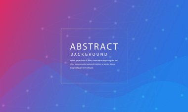 Soyut çizgiler ve noktalar arkaplanı birleştiriyor. Teknoloji bağlantısı dijital veri ve büyük veri kavramı.