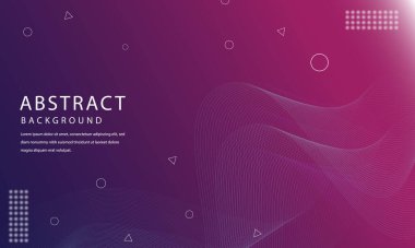 Soyut çizgiler ve noktalar arkaplanı birleştiriyor. Teknoloji bağlantısı dijital veri ve büyük veri kavramı.