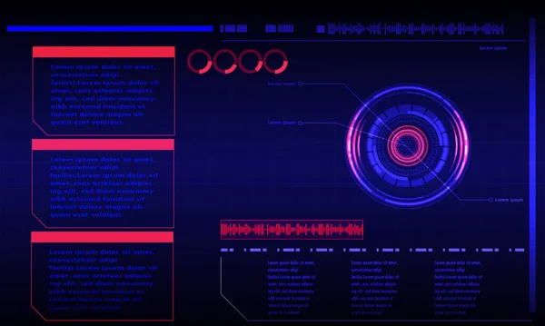 Antecedentes Tecnologia Abstrata Futurista Vetor Tecnologia Círculo Tecnologia Fundo Cor — Vetor de Stock