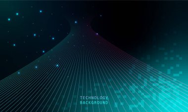 Soyut dalga teknolojisi arka planında mavi ışık pürüzsüz ve akışkan. Büyük veri. Soyut arkaplan 3d oluşturma.