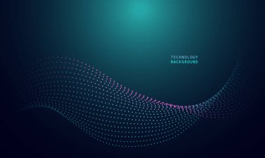 Soyut dalga teknolojisi arka planında mavi ışık pürüzsüz ve akışkan. Büyük veri. Soyut arkaplan 3d oluşturma.