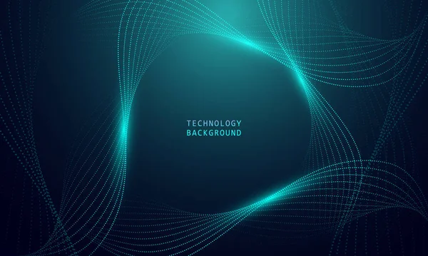 Soyut dalga teknolojisi arka planında mavi ışık pürüzsüz ve akışkan. Büyük veri. Soyut arkaplan 3d oluşturma.