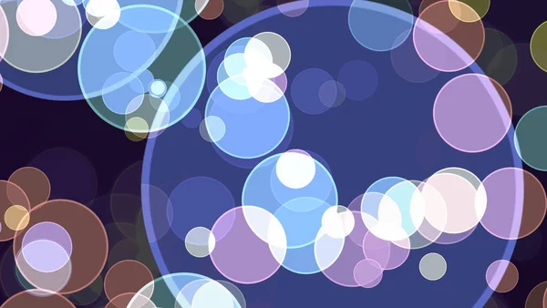Colorido Pastel Gran Burbuja Divina Dimensión Bokeh Desenfoque Absract Fondo —  Fotos de Stock