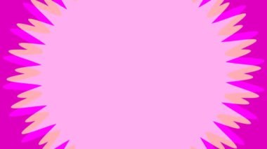 Sohbet mesajı canlandırma çağrısı morumsu pembe ton arka planında döndür