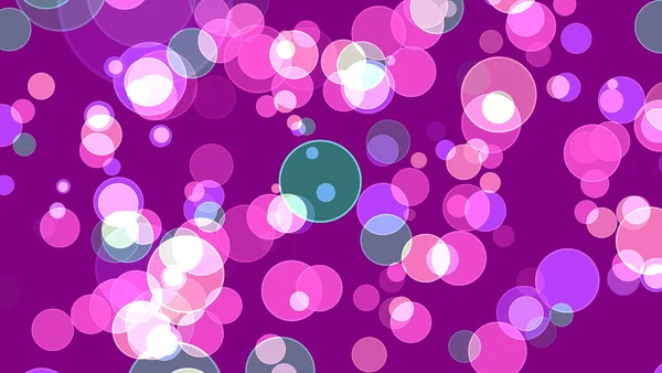 Färgglada Ljus Bubbla Gudomlig Dimension Bokeh Oskärpa Abstrakt Sammet Violett — Stockfoto