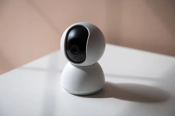 white video surveillance camera to monitor babies, children or areas of the house