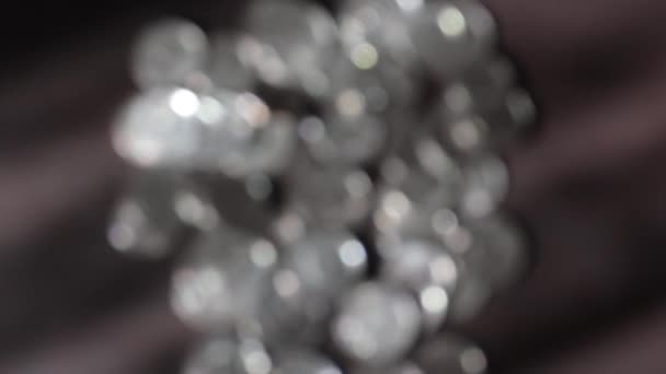Много Серебряных Украинских Монет Гривневые Один Два Пять Десять Чистые — стоковое видео