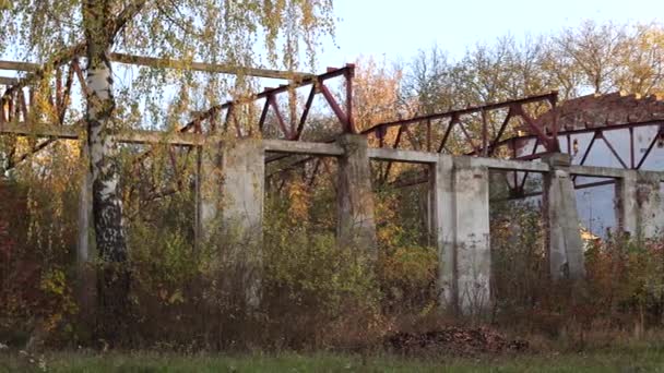 Terribles Locaux Ruines Conséquence Guerre Ukraine Une Maison Détruite — Video