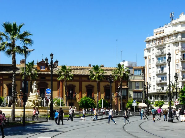 Street Middle Day Seville — Foto de Stock